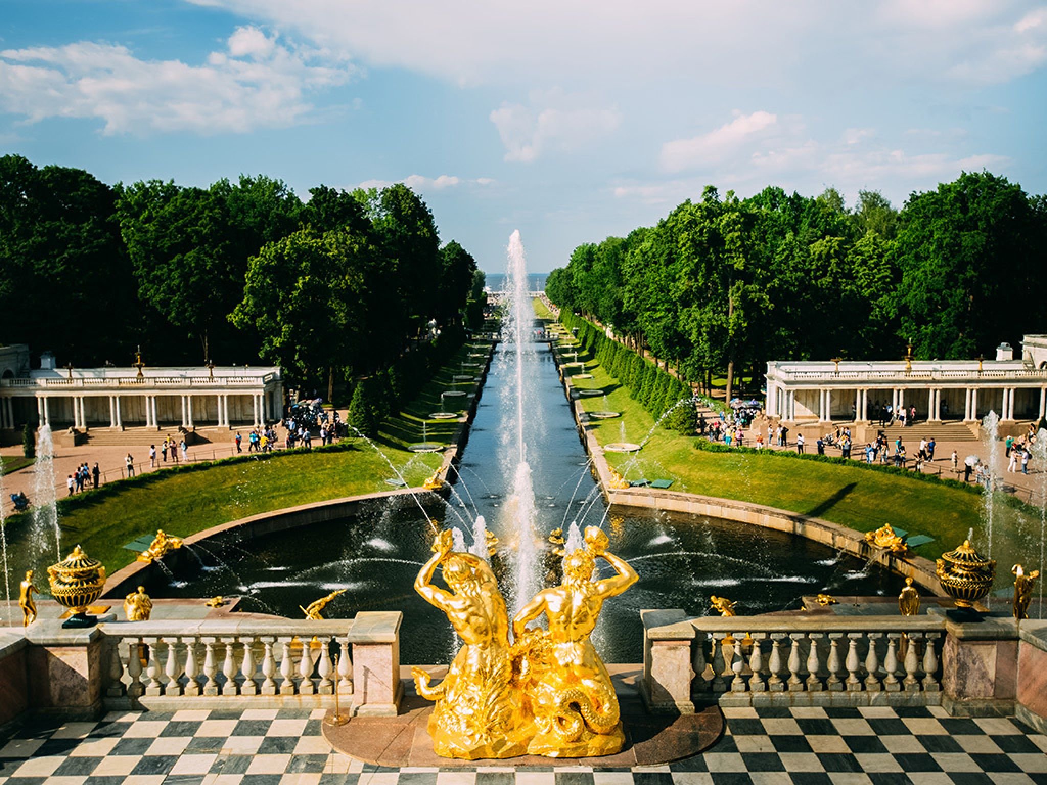 Фонтаны Петергоф, Санкт-Петербург